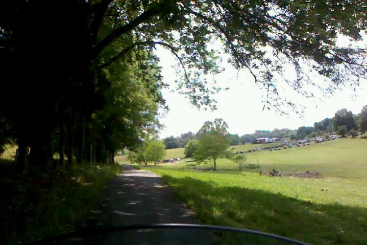 Lamonts L o o o o o n n n g g g g g g Driveway with a view of hundreds of SpYders in his front yard