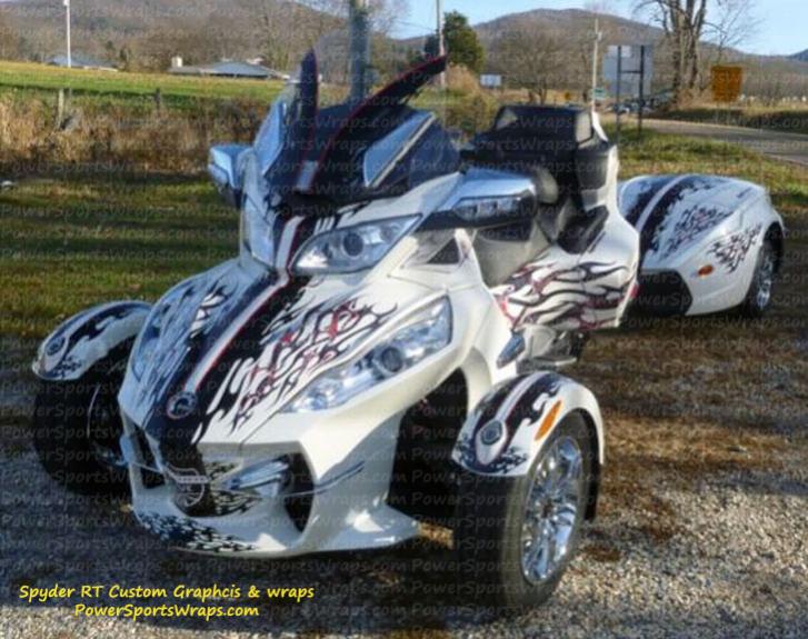 Lamont's Spyder RT Bike & trailer