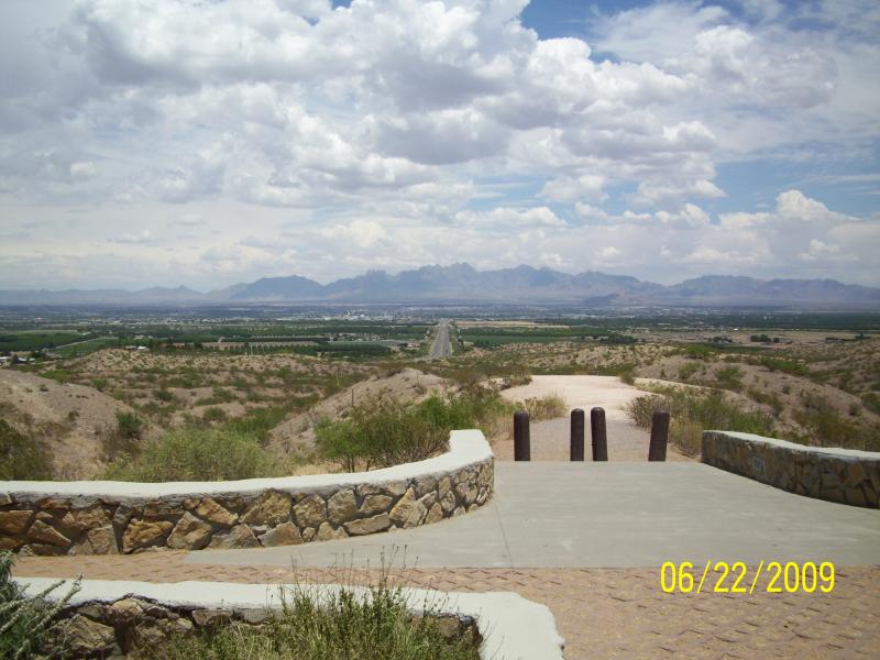Las Cruces, NM as seen from the Rest Area on I-10 heading east