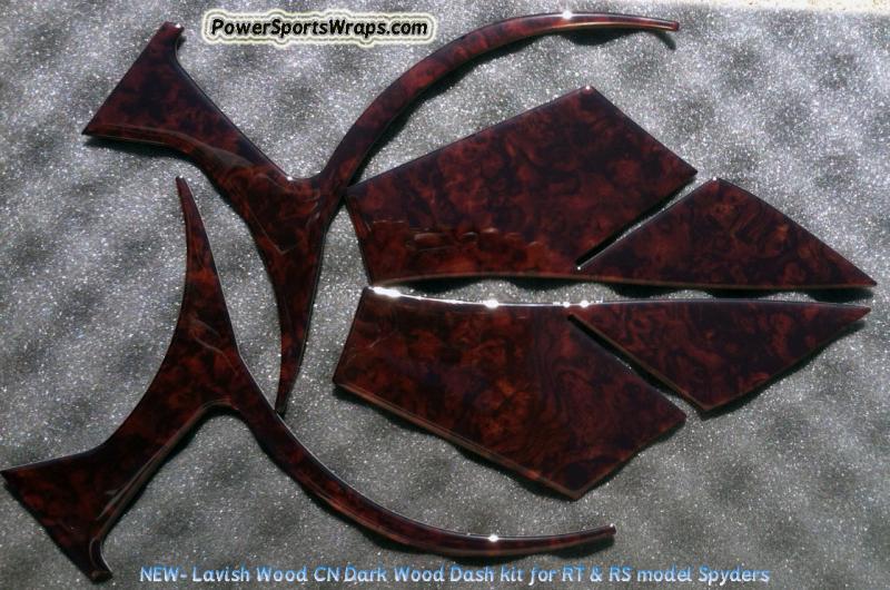 Lavish Wood CN  Dash kit To order a dash kit please contact us by phone or email: Pete@powersportswraps.com 814-838-6377