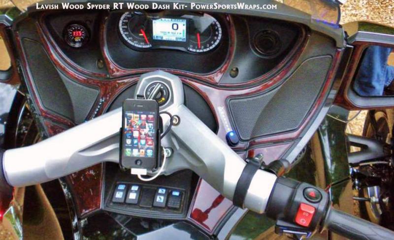 Lavish wood RT dash kit - For the RT & RS model Spyders. ORDER yours today... 814-838-6377