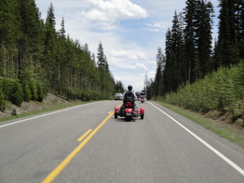 leaving Grand Tetons