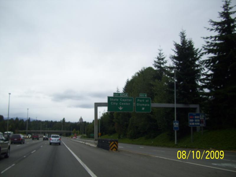 Leaving Tacoma, WA heading home.