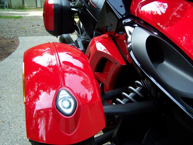 LEDs in the fender tip lights