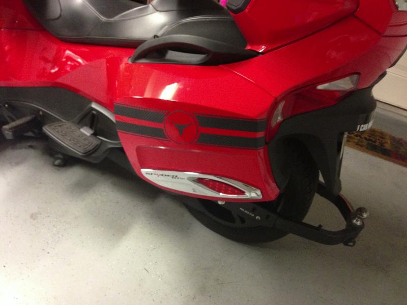 Left saddle bag GT Stripes