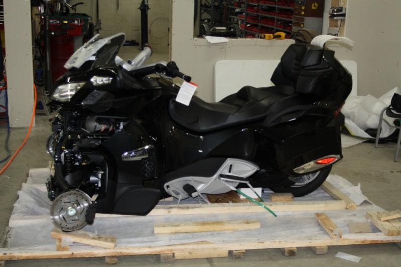 Left side after all wrapping was removed.