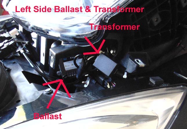 Left SIde Ballast And Transformer