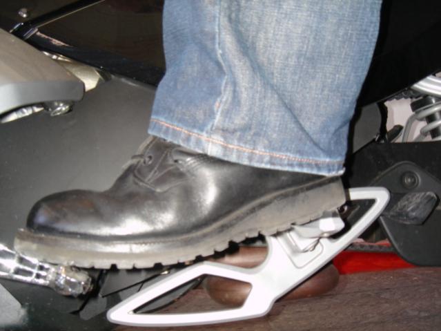 Left Side, Foot distance from Pegs to stirrup