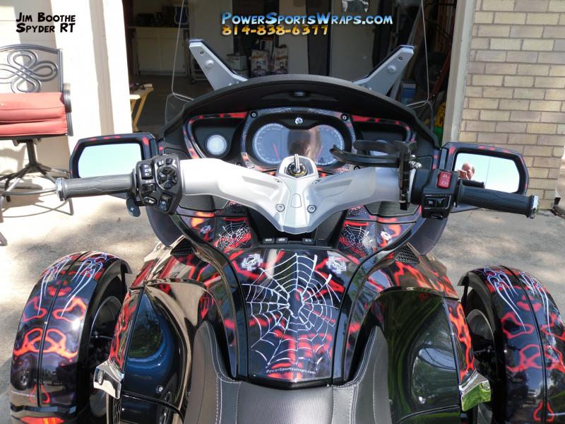 Leisure Time RT- We also offer the dash kit & glove box panels for the RT.  These pre-cut panels can be used for paint protection film or graphic patt