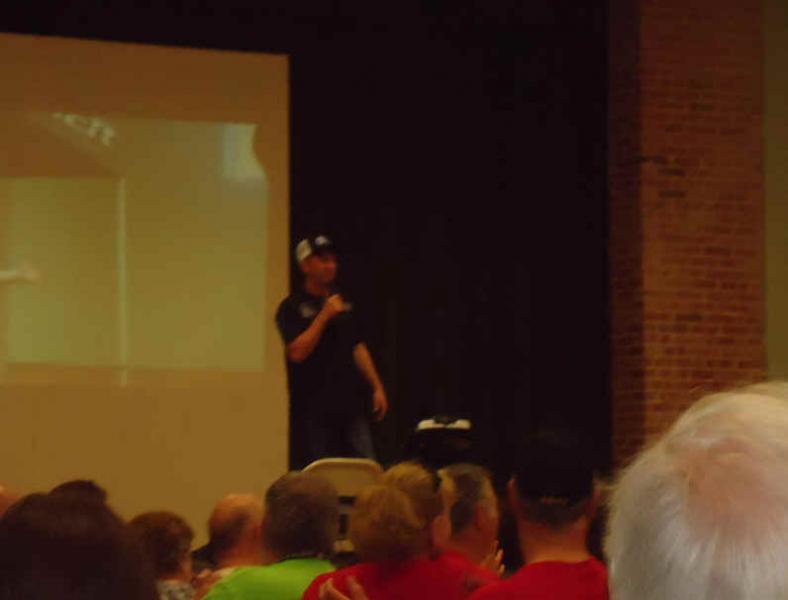 Len at Cowtown Tuesday 4 24 12