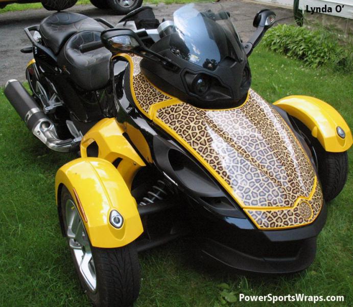 Leopard RS  pre-cut kit vinyl wrap kit. To order: Email: pete@powersportswraps.com