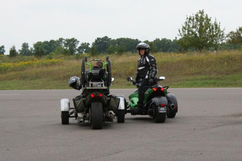 Les Caswell and Seth ready to lead us to Little Falls.