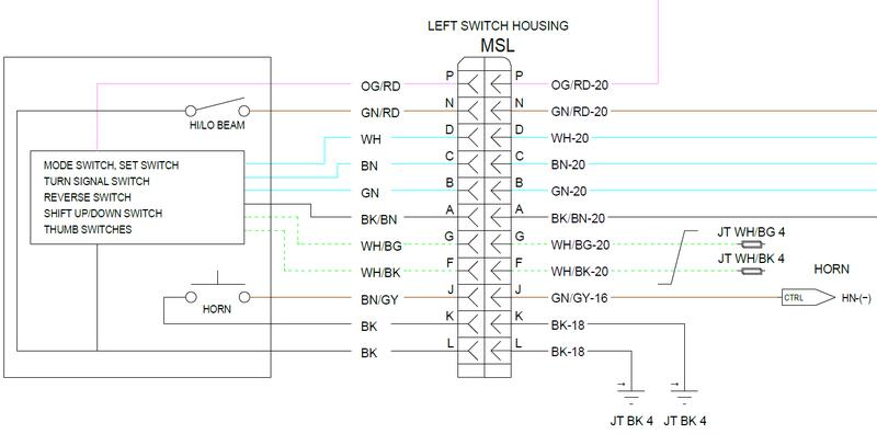 LH Switch Hosing Diagram