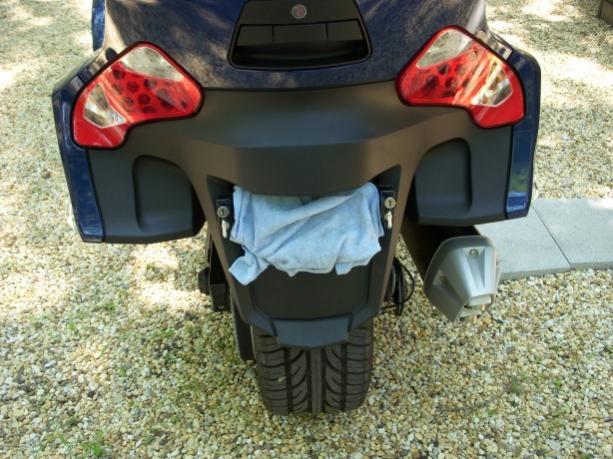 LICENSE PLATE HELMET LOCK