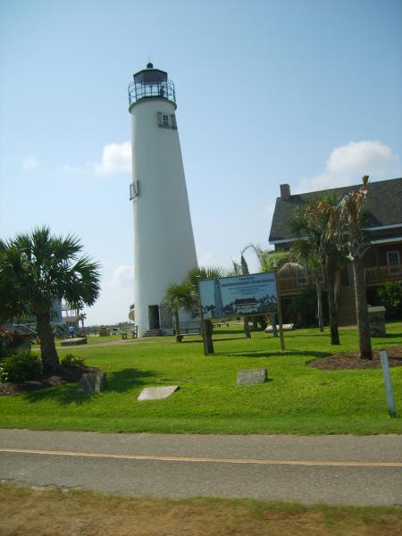 Lighthouse outside of State Park  at Apalachicola,Fl
