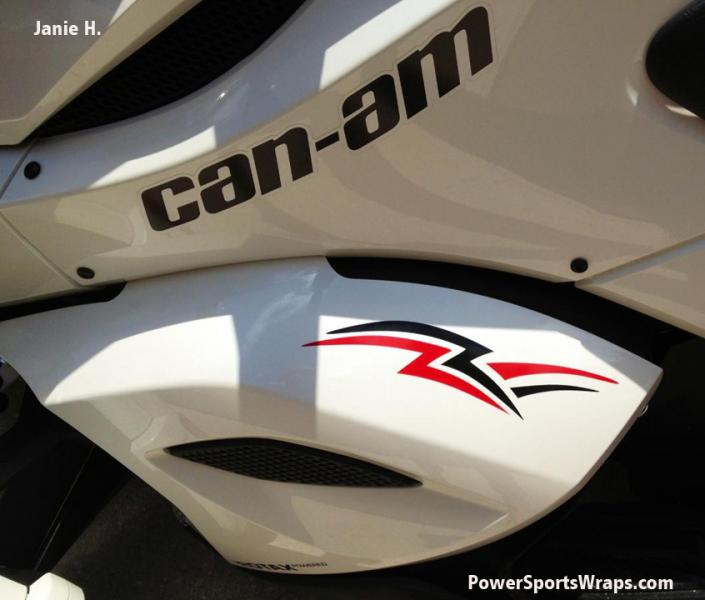 lightning 41 Side case decal