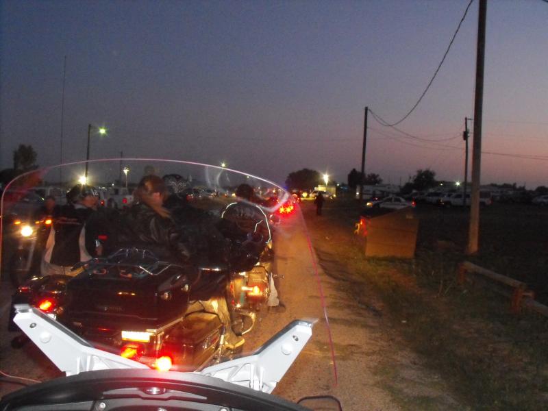 Lining up for the parade