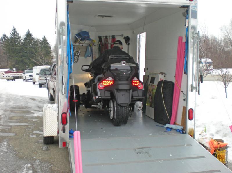 Loading RT S in Trailer