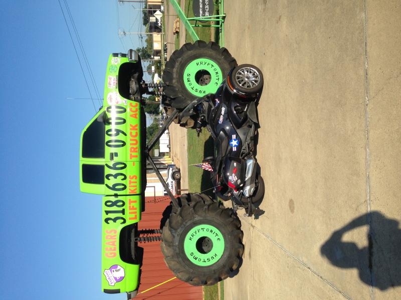 Local & just fun, yes Spyder can drive underneath Bossier LA