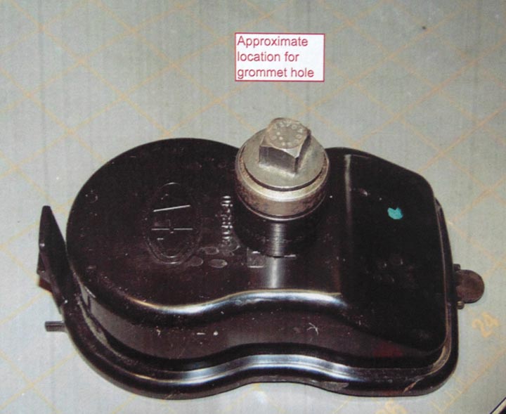 Location of Hole For Grommet