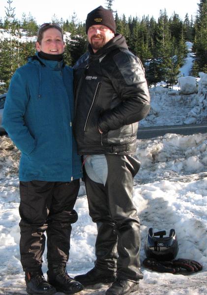 Lori & Mark on Mt. Washington