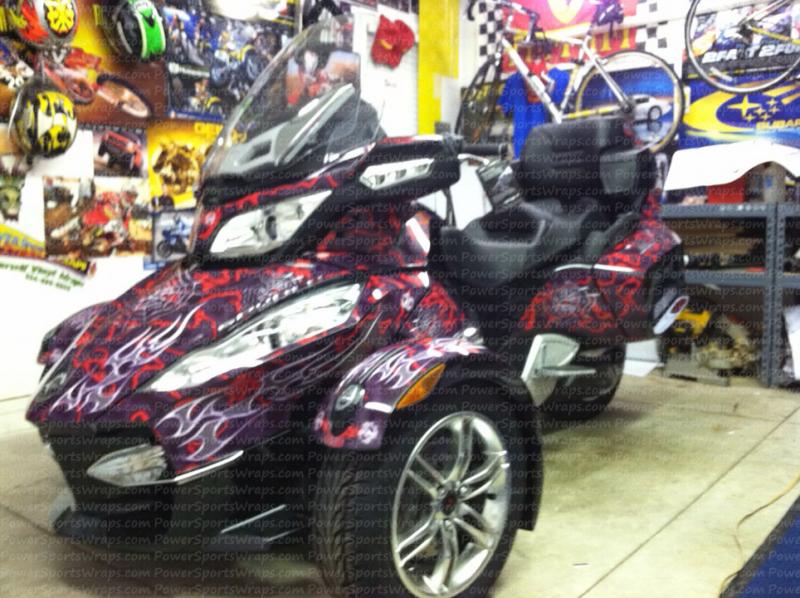 Lt side tag- Here is a photo just after completing this RT kit.  Notice the pieces on the front under the windshield and on the mirrors.  We even did 