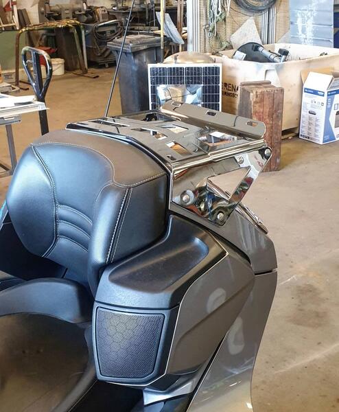 Luggage rack in place.