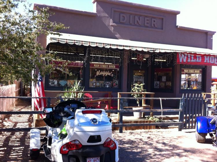 Madrid, NM  Wild Hogs was filmed here.