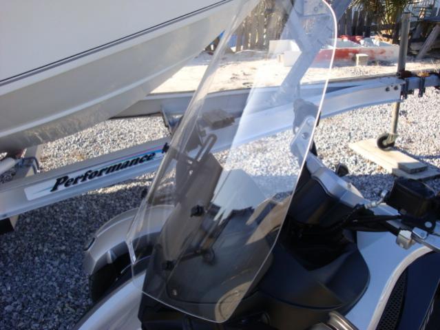 Madstad Robo Bracket Windshield and ESI 3" riser's.