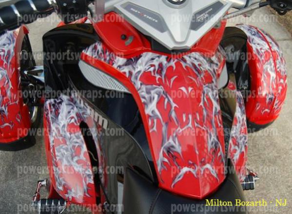 Make your Spyder stand out from all the others with our  silver red Spyder Full Kit.