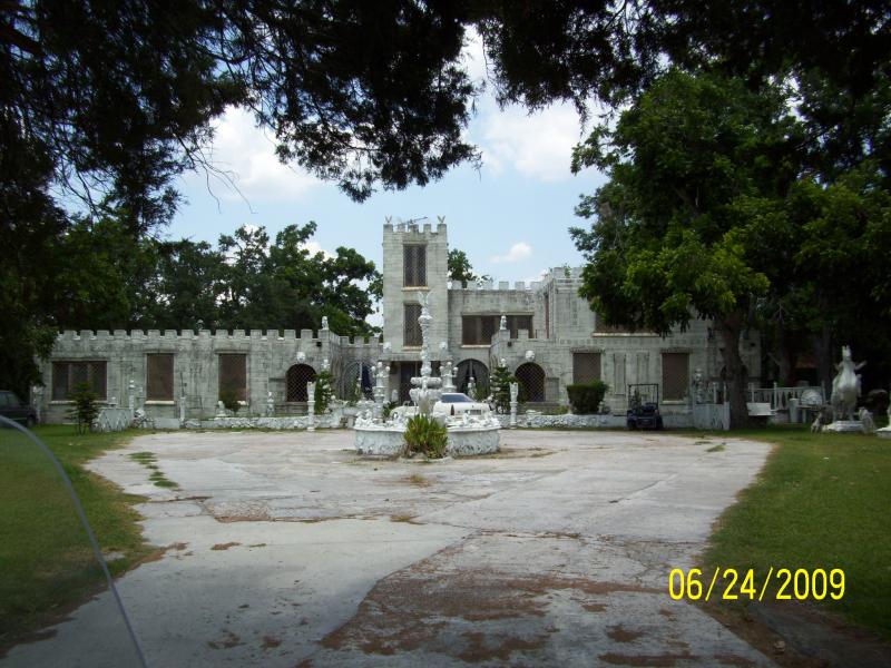 Mansion...this house was beautiful!!!  Very rustic, alarm system, beware of dog sign!  Sante Fe, TX