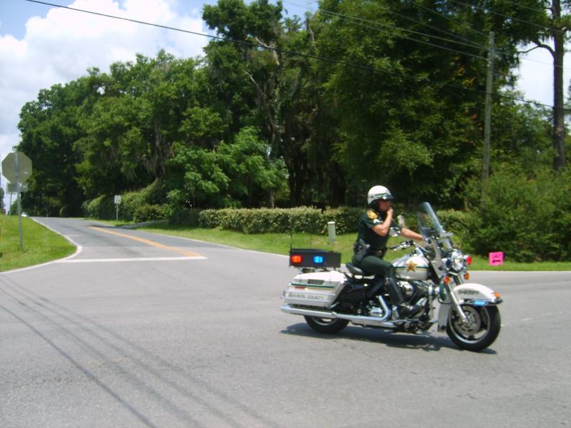 Marion County sheriff escort