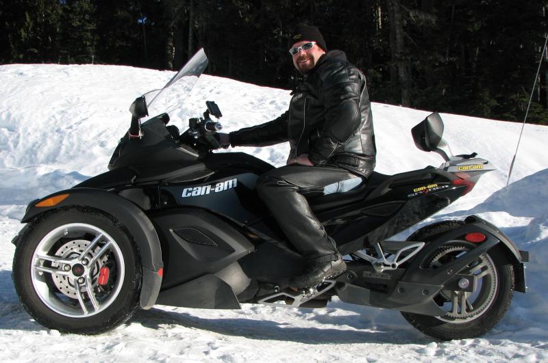 Mark's Spyder on Mt. Washington