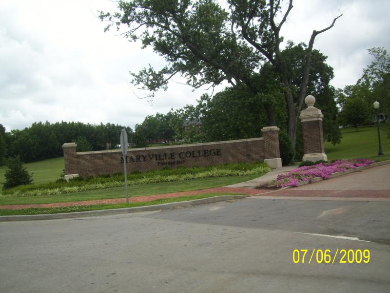 Maryville College, est. 1819.  Maryville, TN