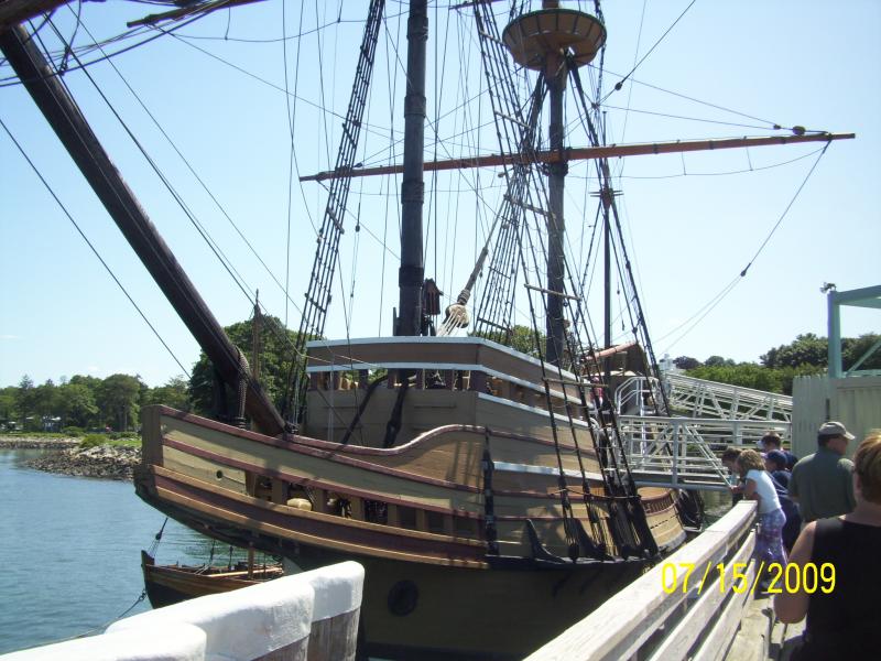 Mayflower II in Plymouth, MA.