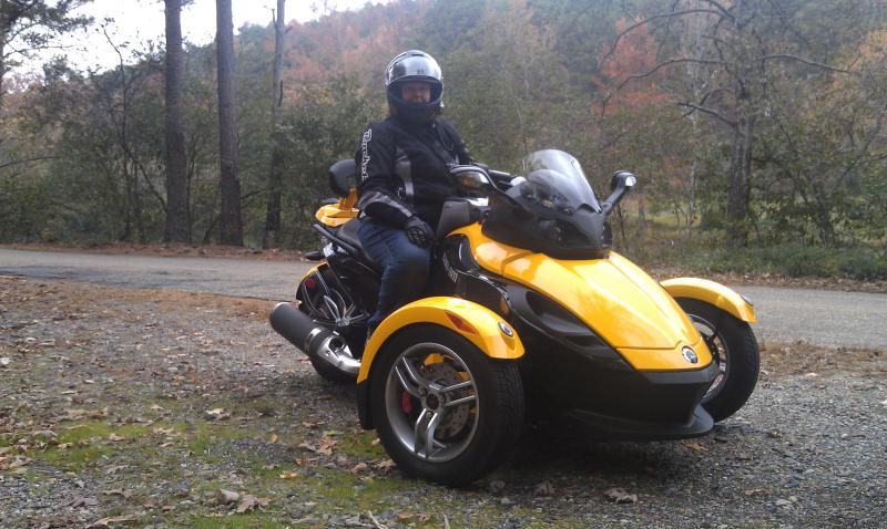 Me and my 2009 RS (mileage 3500, purchased new in 2011, added riser, adjustable back rest, yellow underlighting, brake cap covers, auto hood latch, 12