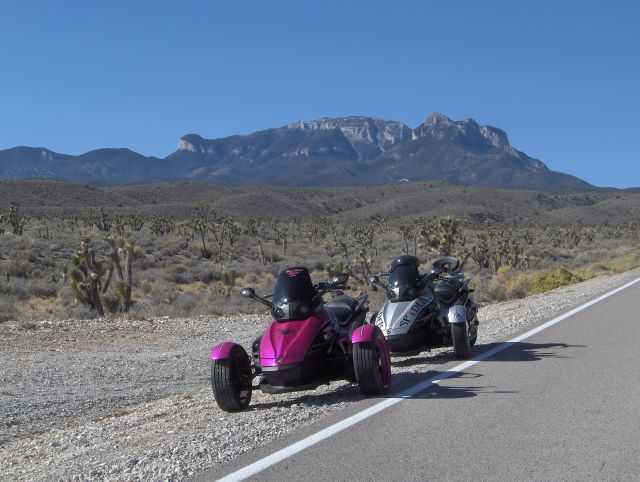 Me and Vance up at the Mt. Charleston Loop in Nevada.