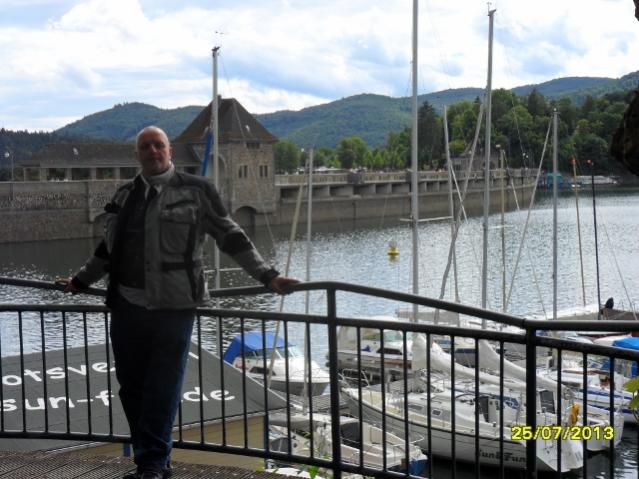 Me standing on the Eder Dam