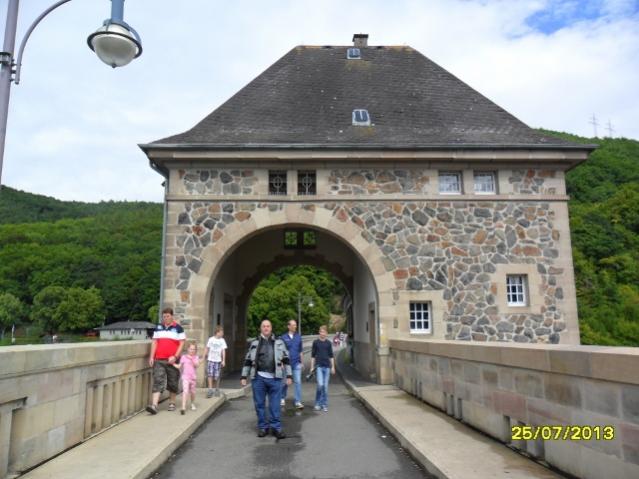 Me standing on the Eder Dam