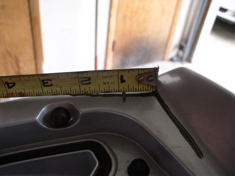 measured distance from back