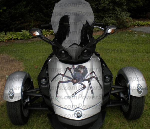 mechanical spider decal kit- pre-cut to shape for Spyder RS