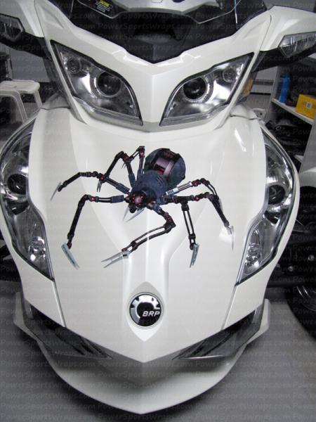 Mechanical spider trunk decal for RT.  Just peel and stick to apply.