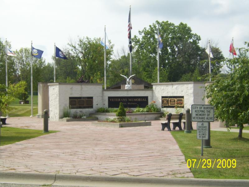 Memorial in Burton, MI.