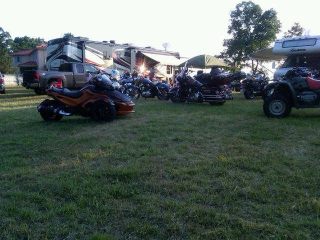 Memorial Weekend camping at our house