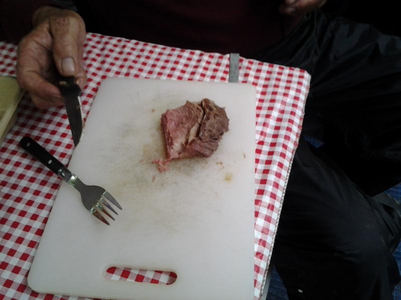 Mike feeding Teddy RibEye
SITA 2012