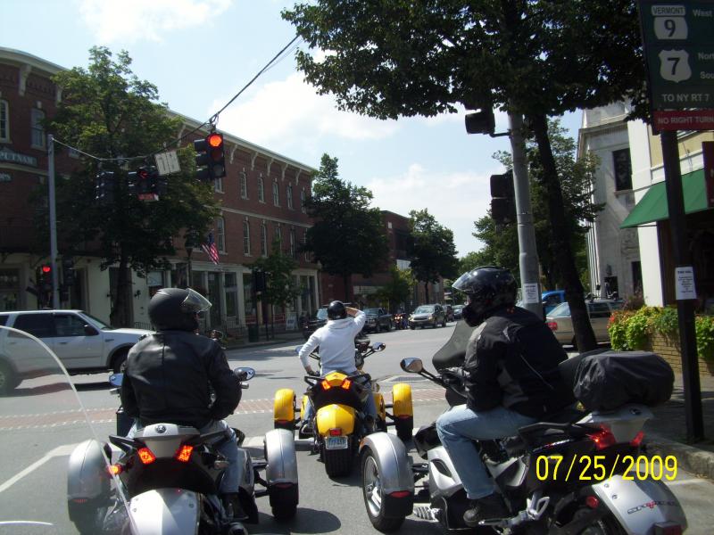 Mike, John and Kim. Dudley is with me and Lou bringing up the end.