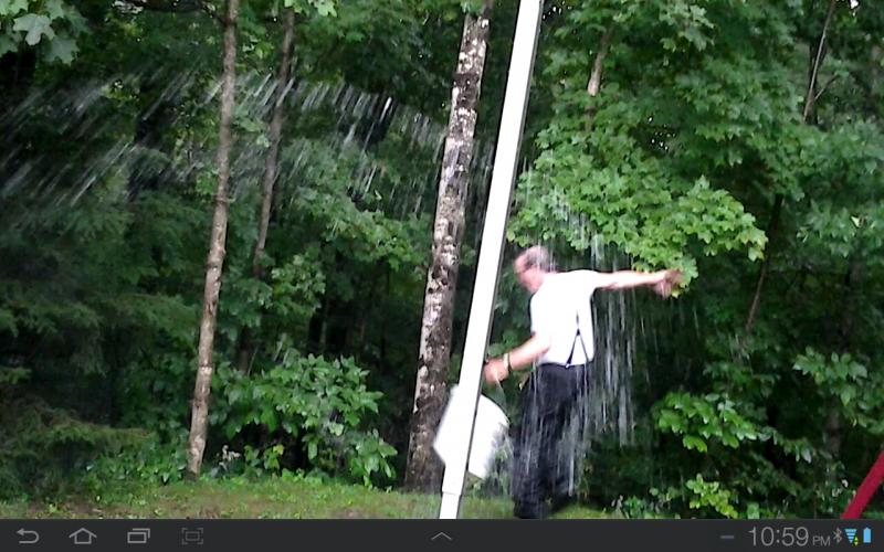 Mike trying to throw rain back into the clouds
SITA 2012