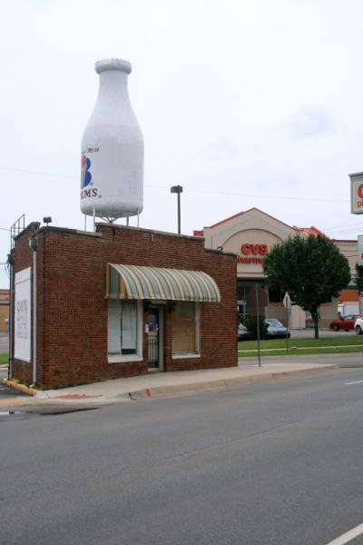 Milk Bottle Building on Route 66 OKC