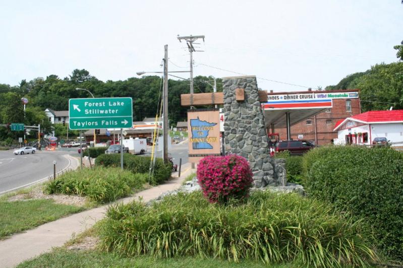 Minnesota border - hang a right and in 24 miles I'm....