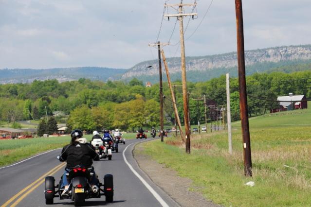 Mohonk Mountain ahead
